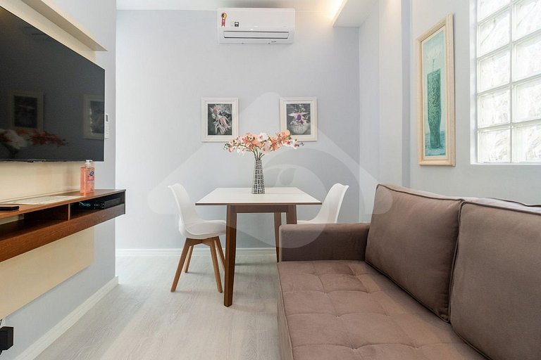 2 min de Copacabana | Moderno y confortable