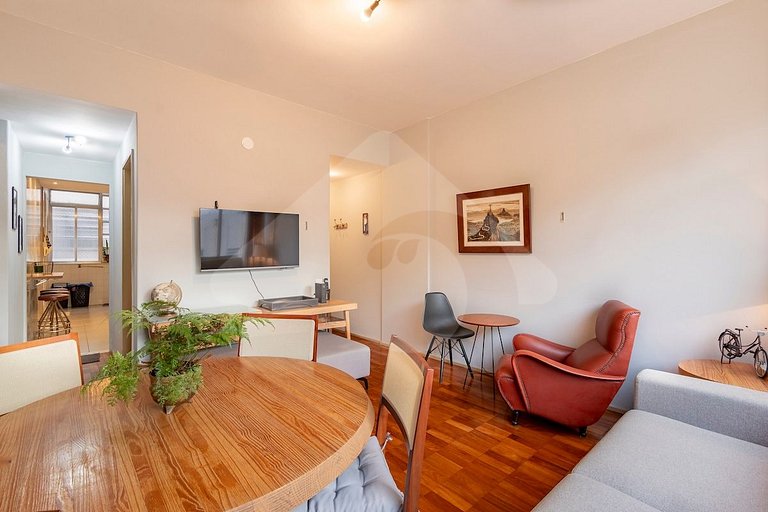 2 minutes from Leme Beach | Do everything on foot