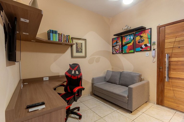 Studio Aconchegante c/ Vista p/ Cristo Redentor