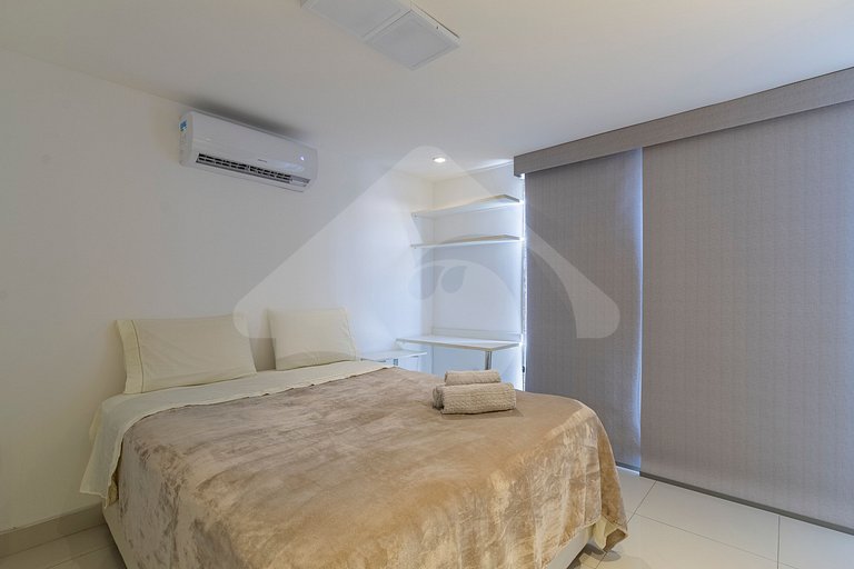 Cobertura na Frente da Praia com Jacuzzi e Suítes