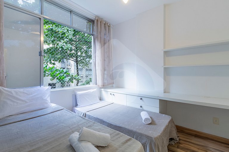 2 min de Playa Copacabana | Amplio y Remodelado
