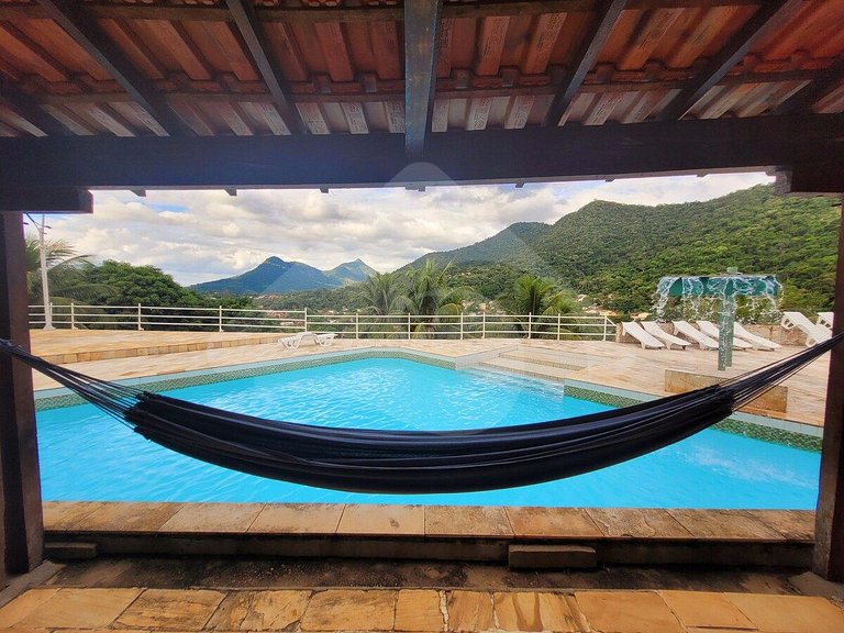 10 quartos | Piscina com cascata e incrível vista