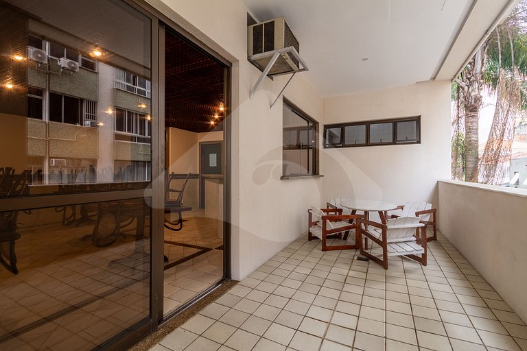 8 min da praia|Suíte em Hotel c/ Hidro e Academia