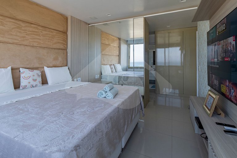 Vista da Praia: Duplex de Luxo com Espaço Gourmet