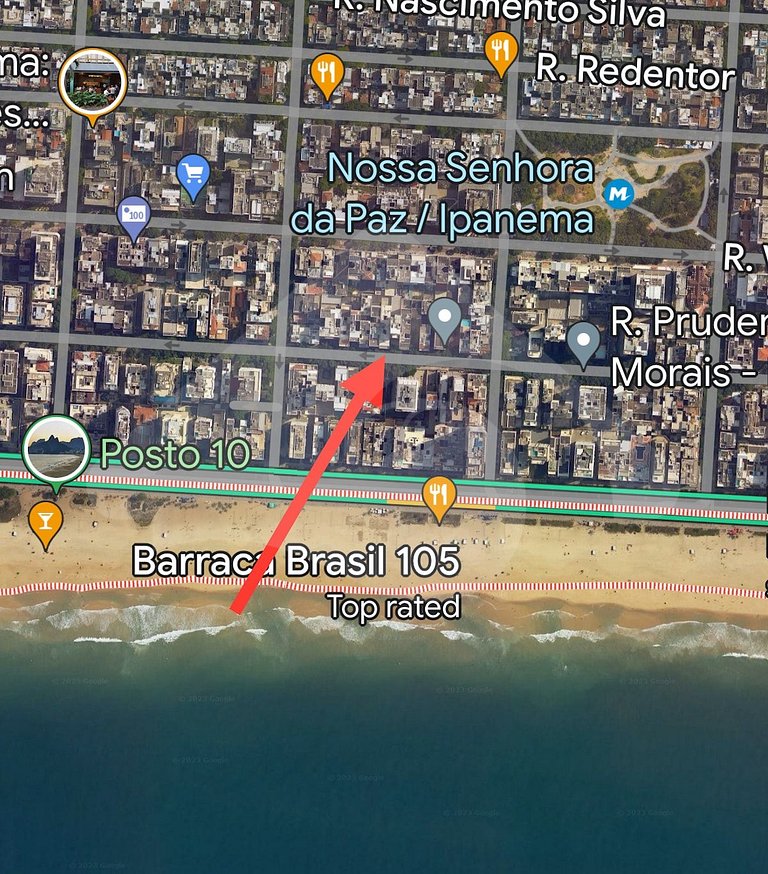 3 min from Ipanema Beach | Spacious and Airy