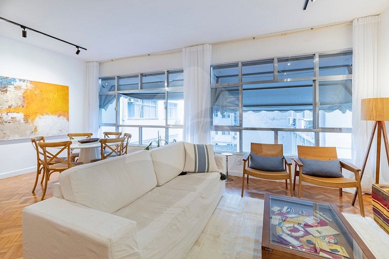 3 min from Ipanema Beach | Spacious and Airy