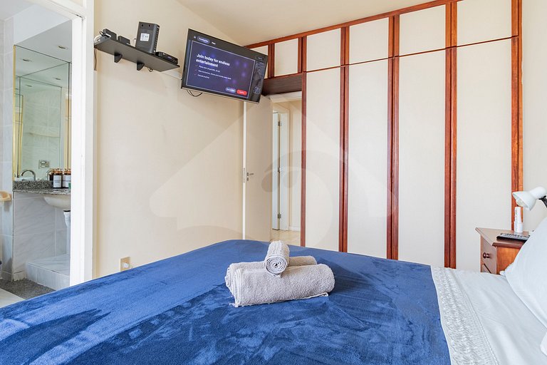 6 min de la Playa de Copacabana | Piscina y sauna