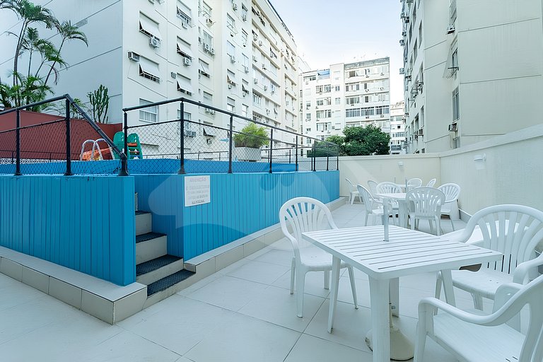 6 min de la Playa de Copacabana | Piscina y sauna
