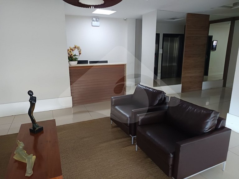 Em frente a Praia: Cobertura Duplex de Luxo com Espaço Gourm