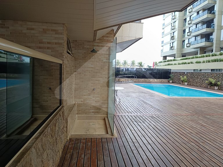 Em frente a Praia: Cobertura Duplex de Luxo com Espaço Gourm