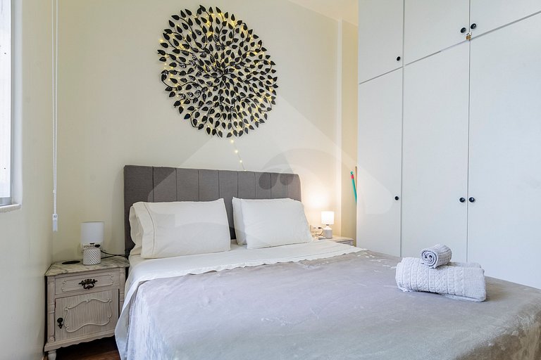 4 min de Copacabana | Bello y decorado