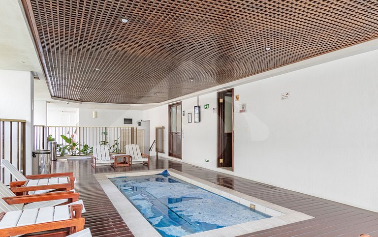 Copa Posto 4 | Suíte em Hotel c/ Hidro e Academia