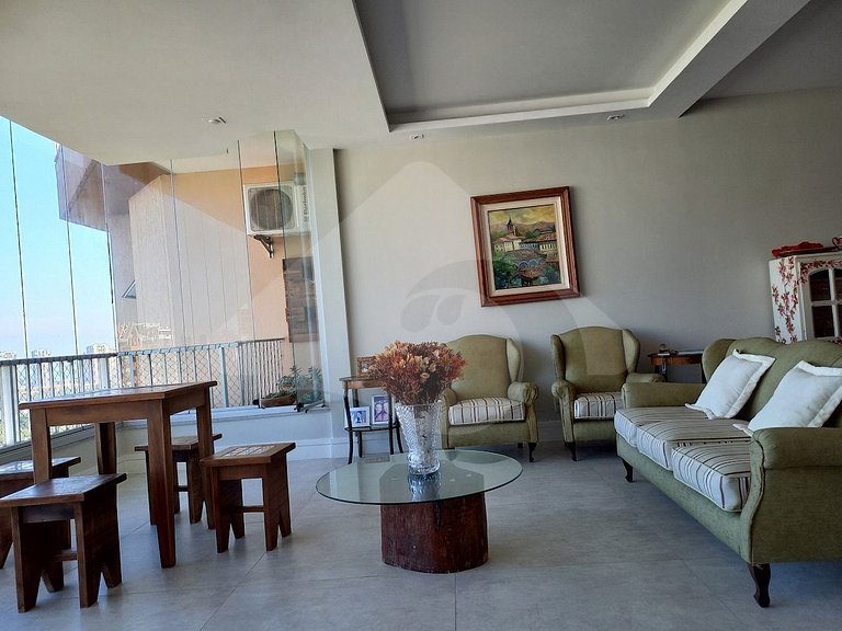 Cobertura praia, conforto e lazer Barra da Tijuca