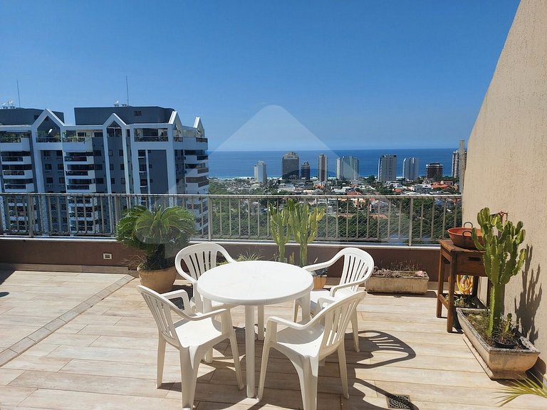 Cobertura praia, conforto e lazer Barra da Tijuca