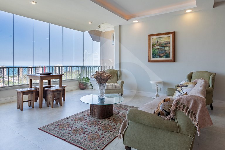 Penthouse Dúplex: Playa a 10 min & Vista Increíble