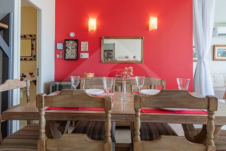 Cobertura Duplex: Praia a 10 min & Vista Incrível