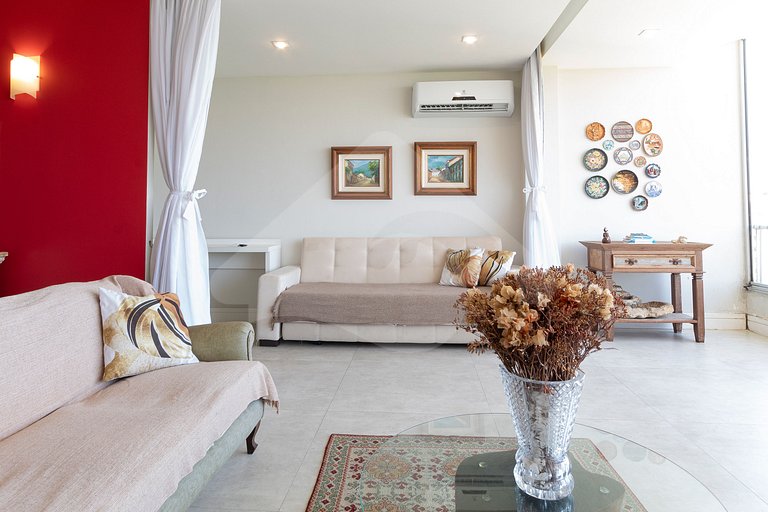 Cobertura Duplex: Praia a 10 min & Vista Incrível