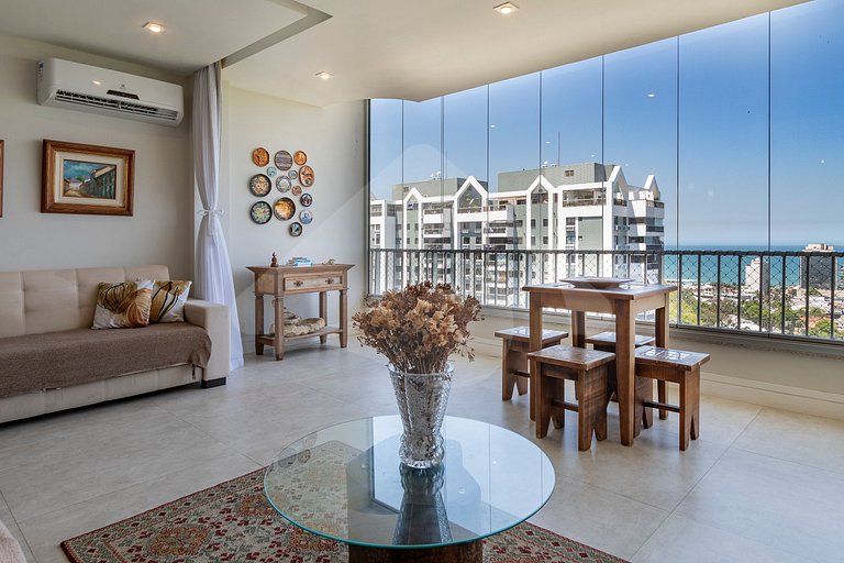 Penthouse Dúplex: Playa a 10 min & Vista Increíble