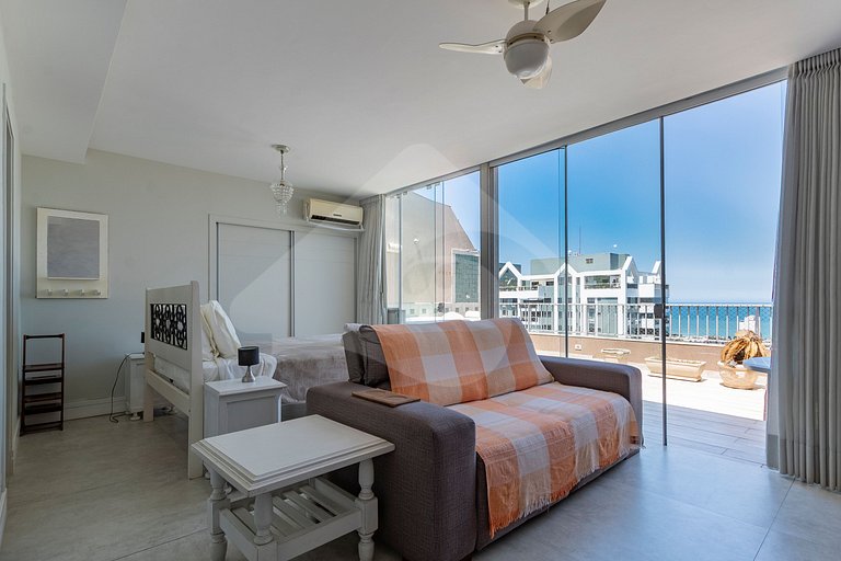 Penthouse Dúplex: Playa a 10 min & Vista Increíble