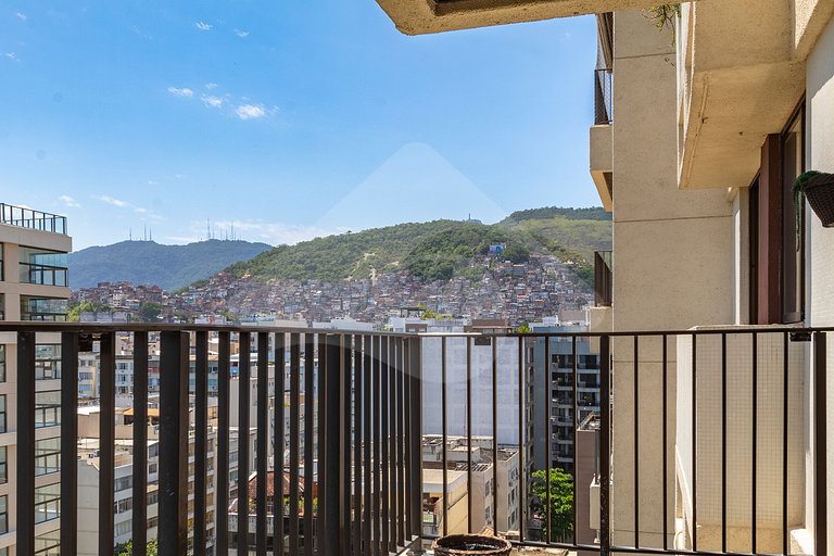 Refugio entre Copacabana e Ipanema, vista única