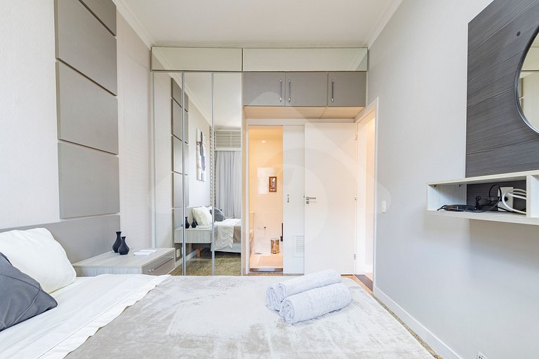 Refugio entre Copacabana e Ipanema, vista única