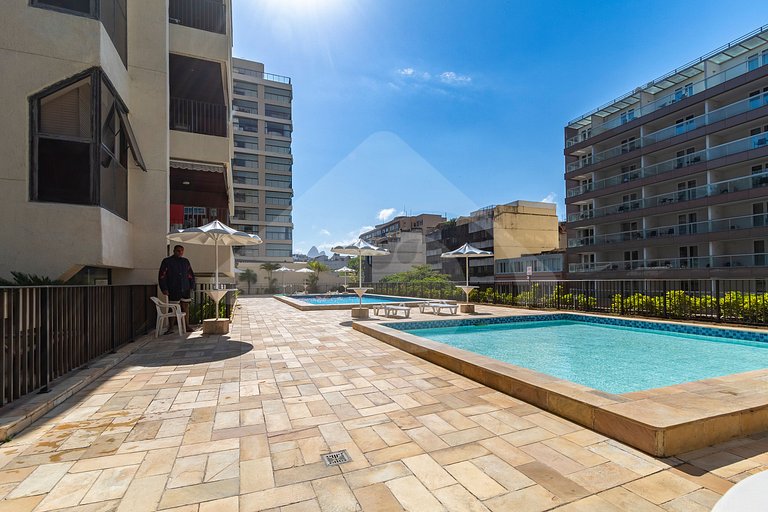 Tu refugio entre Copacabana e Ipanema con una vista única.