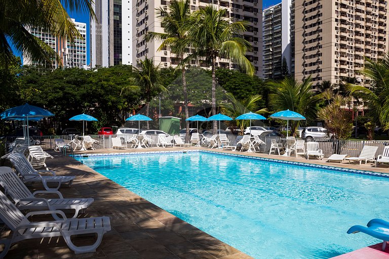 Cobertura Duplex Náutica: Vista Lagoa e Montanha